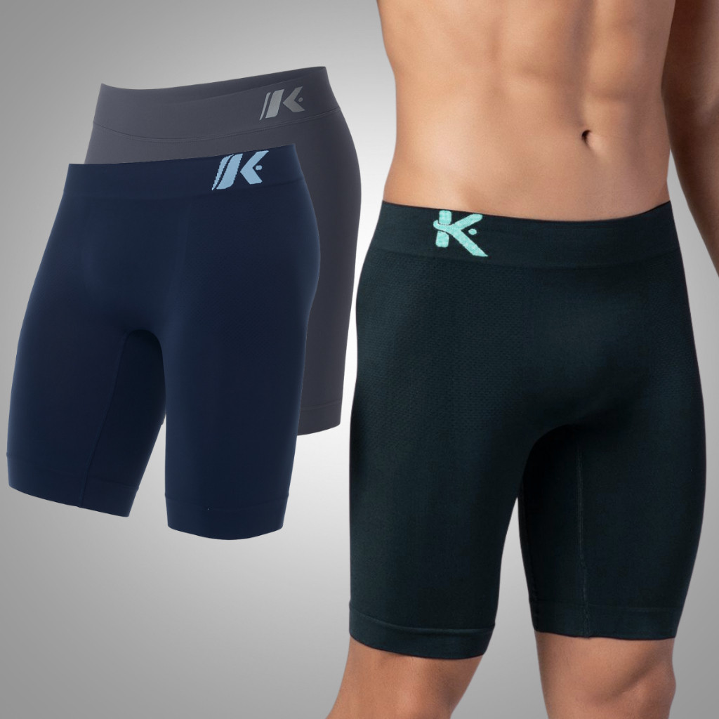 Kit 2 Shorts de Compressão Térmica Academia Masculino Sem Costura Zero Transparencia Esportivo UV