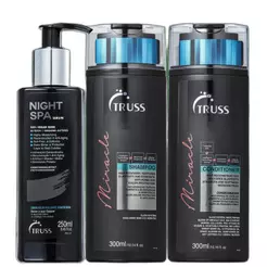 Kit TRUSS Miracle + Night Spa Trio Care (3 Produtos)