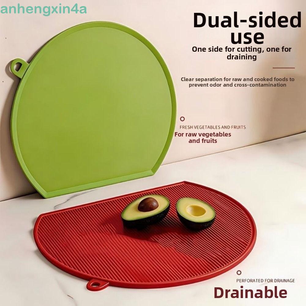 Tábua De Corte ANHENGXIN TPU , Semicircular Em Forma De D Bloco De Cozinha Antiderrapante