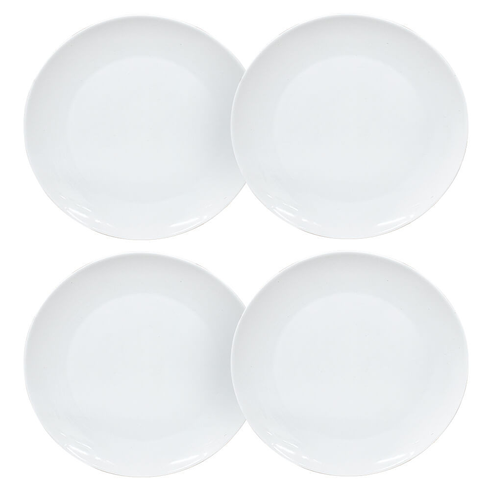 Jogo de Pratos Rasos de Jantar em Opaline 4 peças - Hauskraft em Oferta na Shopee