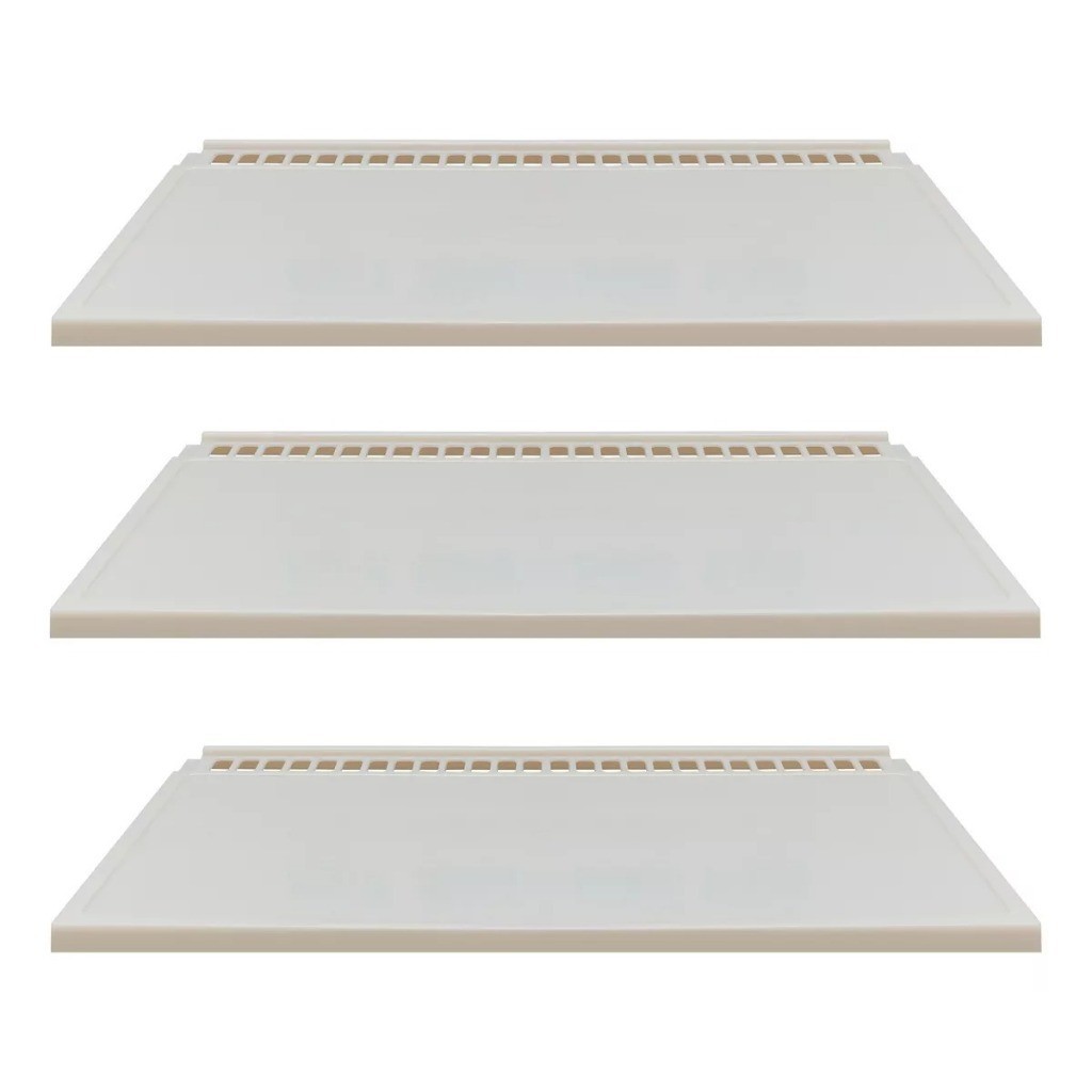 3 Prateleiras Refrigerador Copacabana Continental Acrílica Grade Geladeira Kdn42 Kdn43 Kdn44 Kdn46