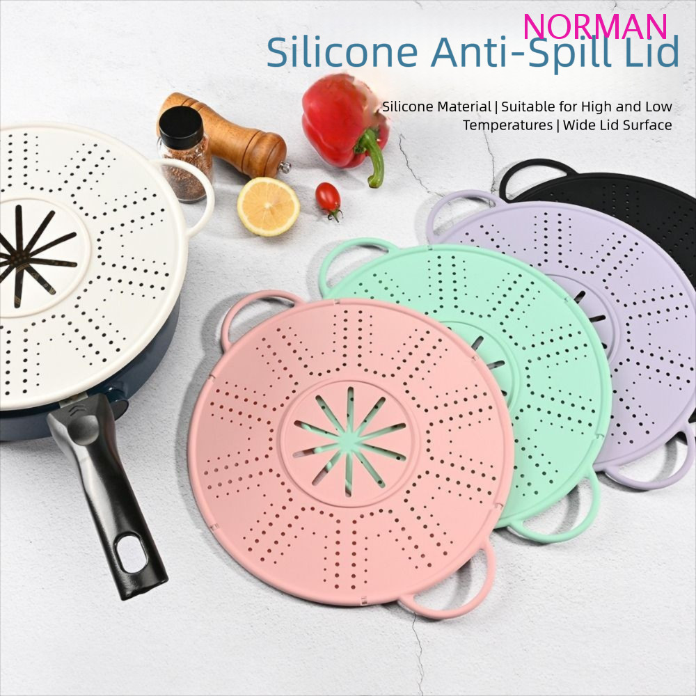 Almofada De Vapor De Silicone NORMAN , Alças Anti-Queimaduras , Bandeja De Inserção Drenag...
