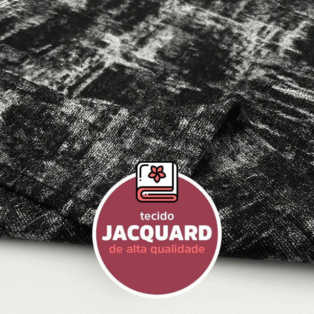 Tapete Jacquard Estampado Geométrico 2,00x1,40m Antiderrapante Para Sala Quarto Decorativo Macio Lavável Grande Moderno