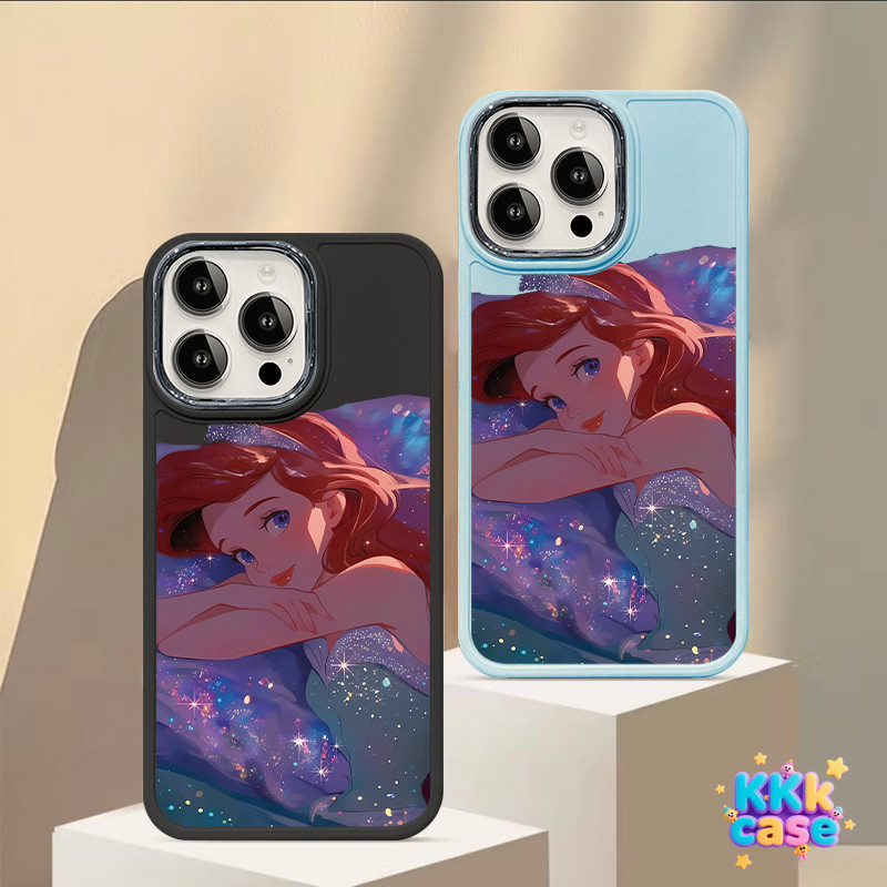Capa Protetora Para iPhone Sereia Disney Personalidade Casal Fofo Mario Pikachu Crocodilo Personagem De Desenho Animado