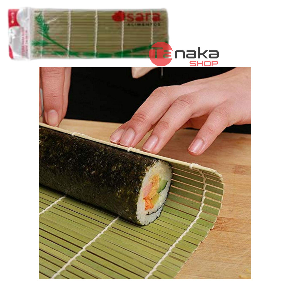 ESTEIRA PARA ENROLAR SUSHI BAMBU 24CM - SUDARE NORI HOT ROLL em Oferta na Shopee