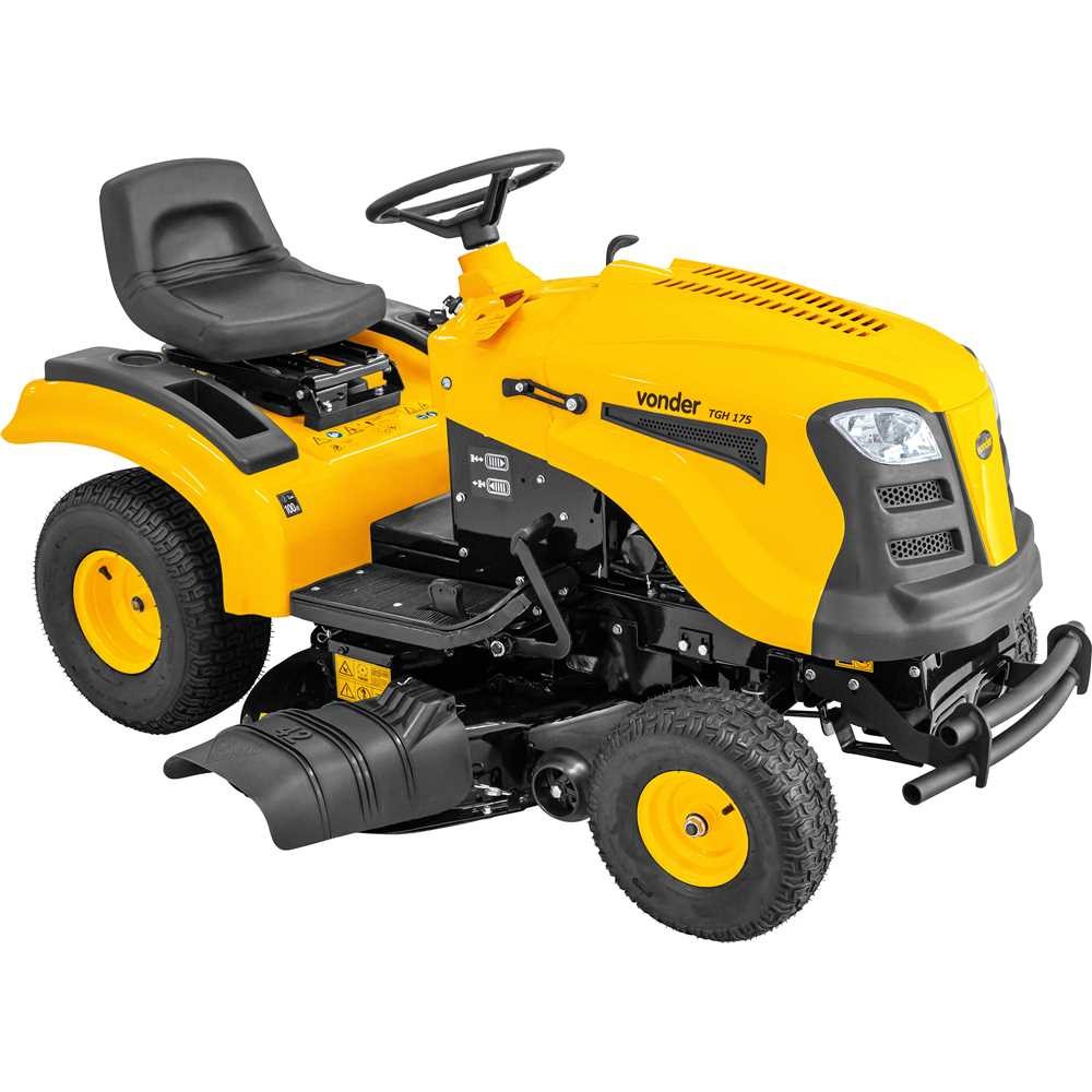 Trator Dirigível Cortador de Grama Transmissão Automática Motor 17,5cv Gasolina Partida Elétrica Vonder TGH 175