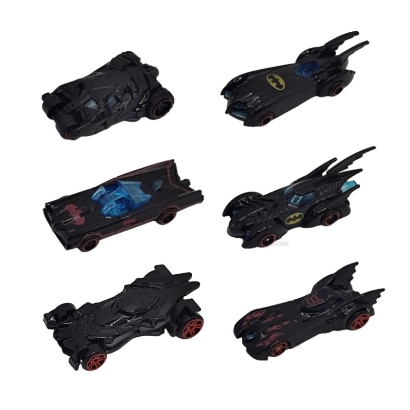 1 Peça Batman Batmóvel Hot Wheels Carros Liga + Plástico DC Comics Carro Fundido Brinquedos Para Crianças Gitfs
