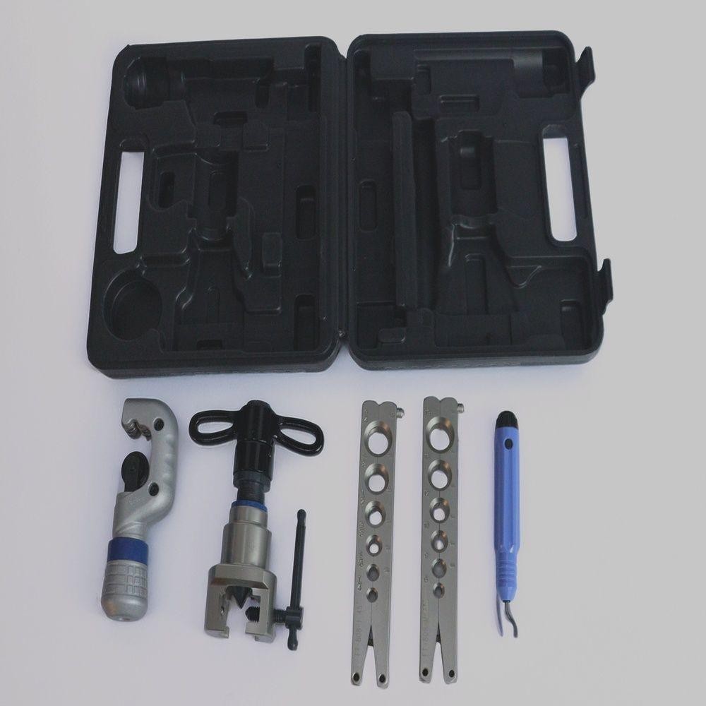 Kit Flangeador Excêntrico Gallant com Catraca, Cortador, Escareador 1/4 A 3/4 - GLT808F