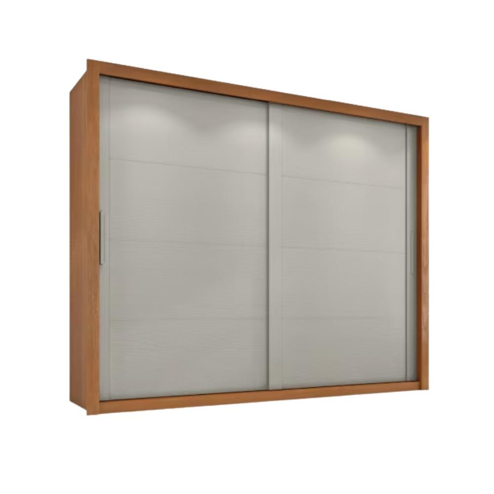 Guarda Roupas Casal 2 Portas de Correr 6 Gavetas Imperador Zanzini em Oferta na Shopee