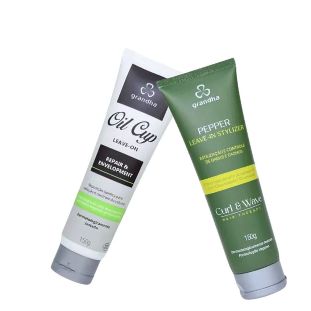 it Grandha Curl Wave e Oil Cup - Perfeição em Definição e Hidratação para Cachos (150g cada) em Oferta na Shopee