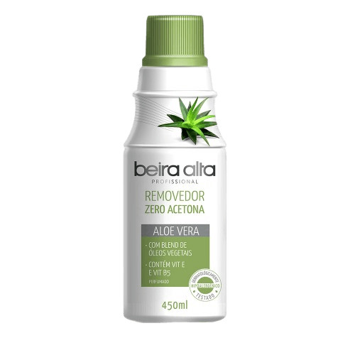 Removedor de Esmalte Beira Alta  Aloe e Vera 450ml em Oferta na Shopee