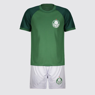 Kit Palmeiras Line Infantil Verde e Branco em Oferta na Shopee