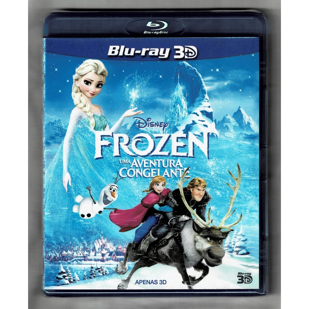 Frozen Uma Aventura Congelante Blu-Ray 3D