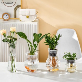 nanami1 Vaso De Flores Hidropônico Tanque De Peixes Plástico Transparente Vasos De Plantas Sem Solo Auto Rega Plantador em Oferta na Shopee