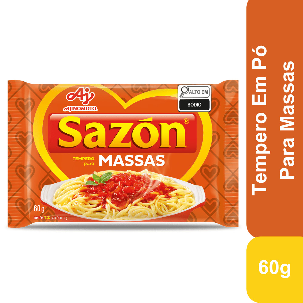 Tempero em pó SAZÓN® Para Massas 60G