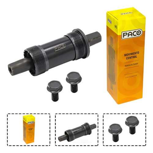Movimento Central Paco Salva Quadro 34,7mm Pra Bike 122,5mm em Oferta na Shopee