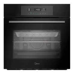 Forno Elétrico De Embutir 80L Touch Com Air Fryer Midea TST80P2 220V