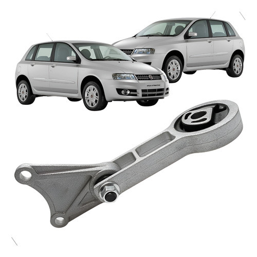 Coxim Do Câmbio Com Suporte Fiat Stilo 1.8 8v 2002 Até 2010
