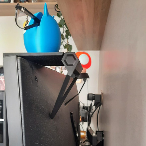 🖥️✨ Suporte tipo prateleira  para Monitor e TV em PLA! ✨🖥️