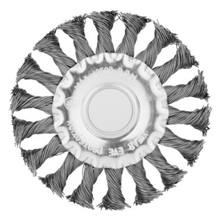 ESCOVA CIRCULAR, ACO CARBONO, TORCIDA, FURO 22,2 MM, 100MM, 1PC // MTX em Oferta na Shopee