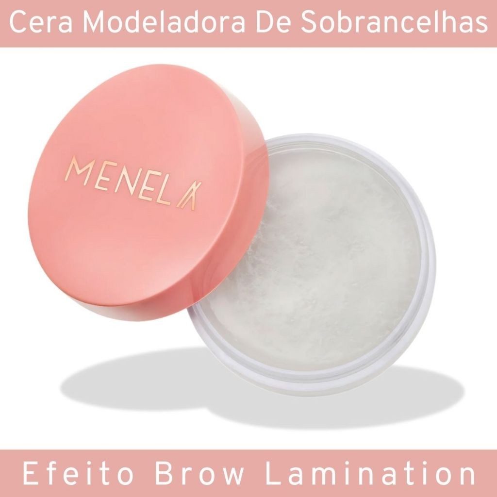Brow Frozen Cera Fixadora Para Sobrancelhas Menela 15 g Fixação e Tratamento