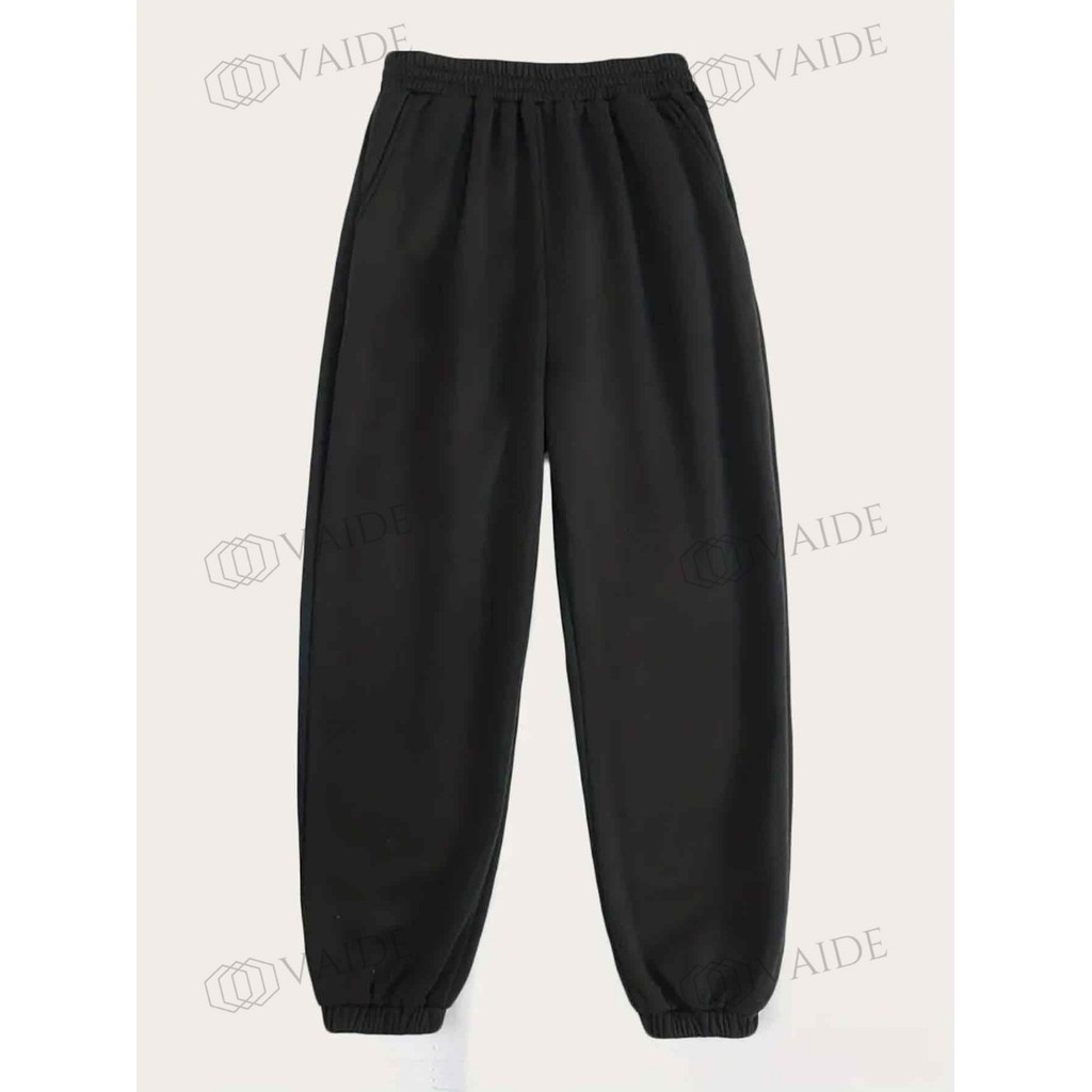 Calça Moletom Liso Unissex Street Wear Fio Macio Peluciado Premium Jogger Flanelada Casual