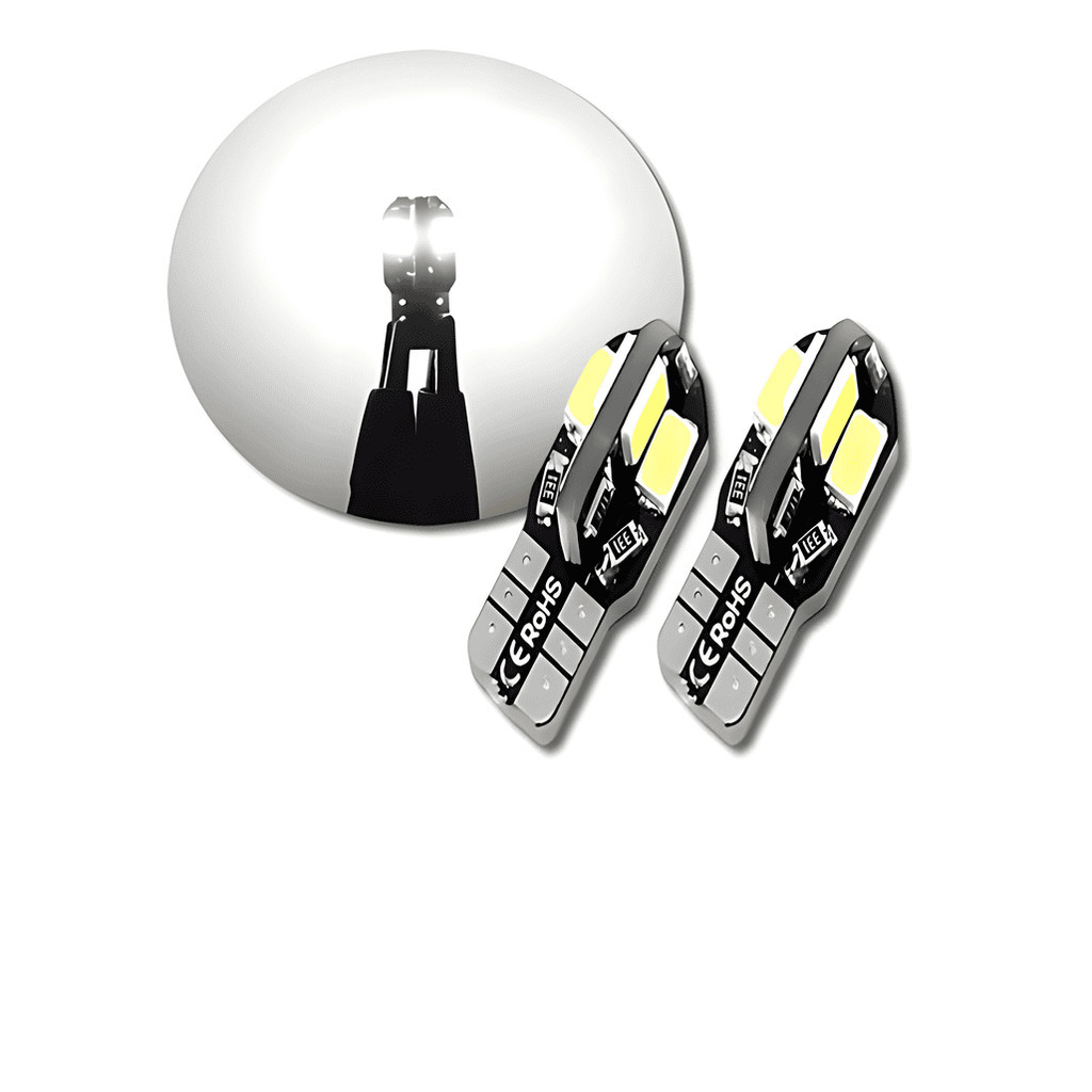 2 Lâmpada Led Branco Do Teto Renault Sandero Logan Symbol