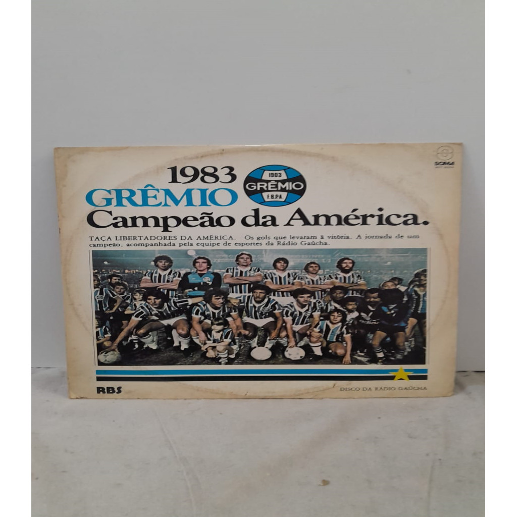 VINIL gremio (não especifico) lp grêmio campeão da américa