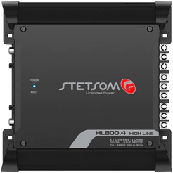 Amplificador Para Carro/caminhonete Stetsom High Line Hl 800.4 Clase D Com 4 Canales E 900w Preto