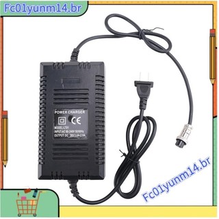 Carregador De Bateria Elétrico Para Bicicleta , Scooter , 36 Volts , 36V , Fêmea , 1.8A , Elétrica , Praia , Carro , Plu
