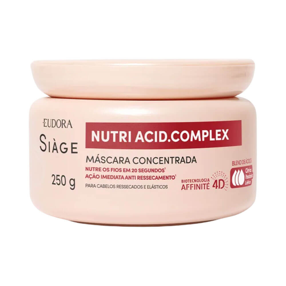 Máscara Capilar Siàge Nutri Acid.Complex 250g em Oferta na Shopee