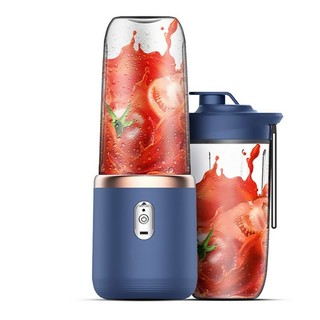 Mini Liquidificador Portátil 400ML 6 Lâminas Recarregável USB Mixer Suco Shake Misturador Academia Whey Protein Bivolt