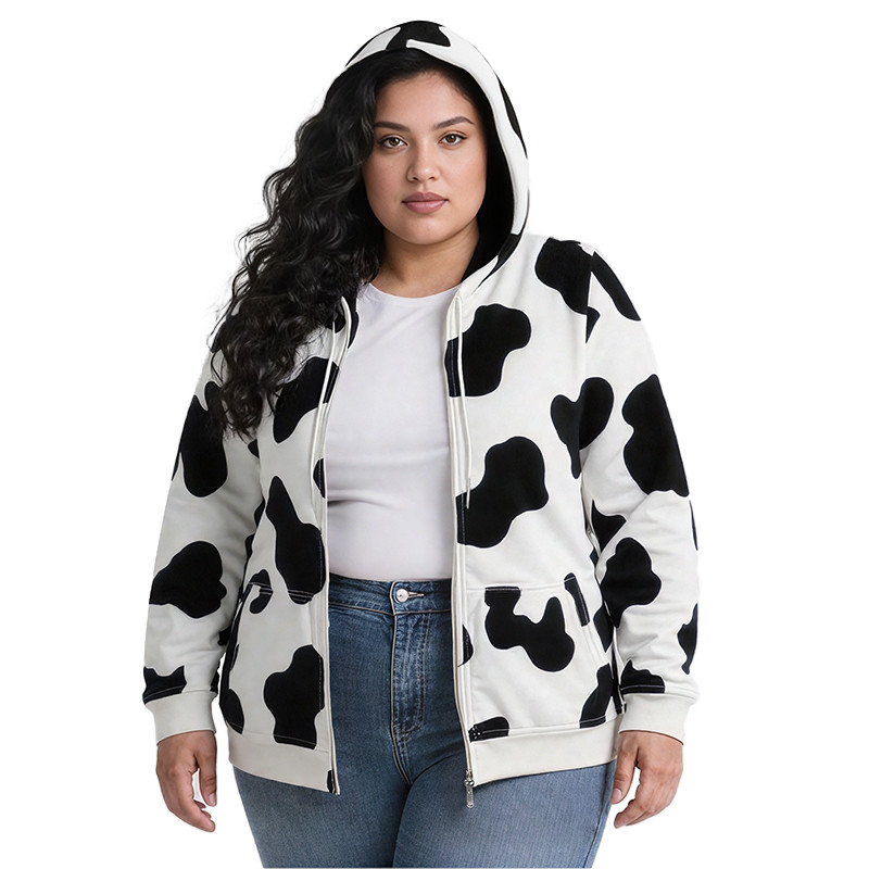 [Moletom Oversize] Mangas Compridas Tie Dye Cardigan Moletom Solto Fino Moda Plus Size Roupa Exterior de Inverno em Oferta na Shopee