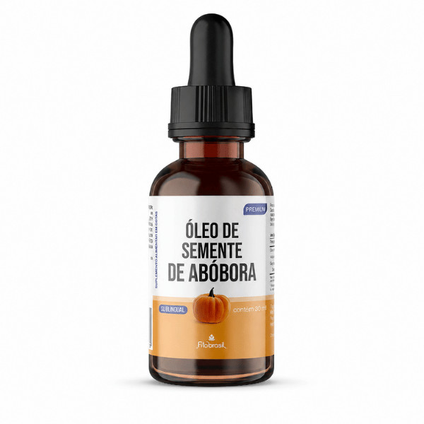 Óleo de Semente de Abóbora Gotas Suplemento 30ml Saúde