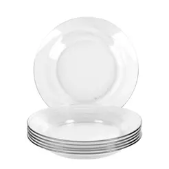 Conjunto de Pratos Fundos Duralex Vidro Astral 24 Peças