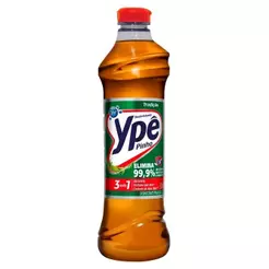 Desinfetante Ypê Pinho Tradição 500ml - Embalagem com 12 Unidades