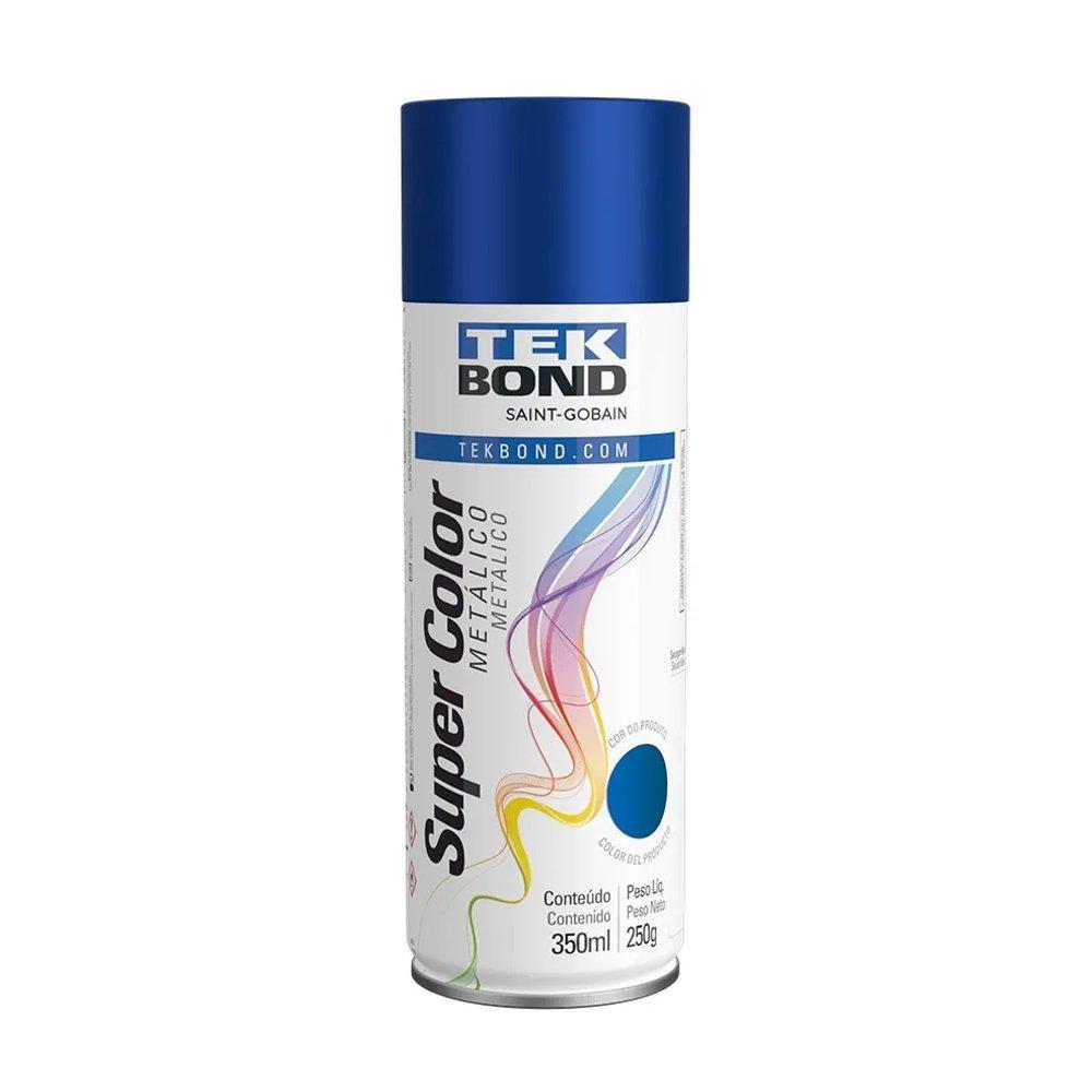 Tinta Spray Tekbond Metálica Azul 350ml