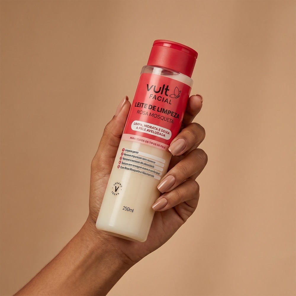 Vult Facial Rosa Mosqueta Leite de Limpeza Facial 250ml · foto 2