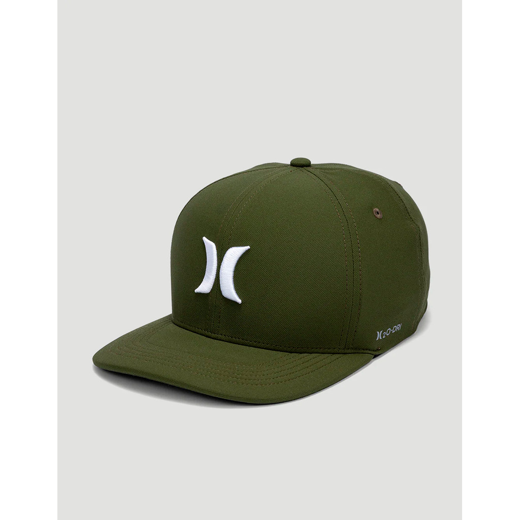 Boné Hurley Original Aba Curva Icon Verde Militar H2o-DRI