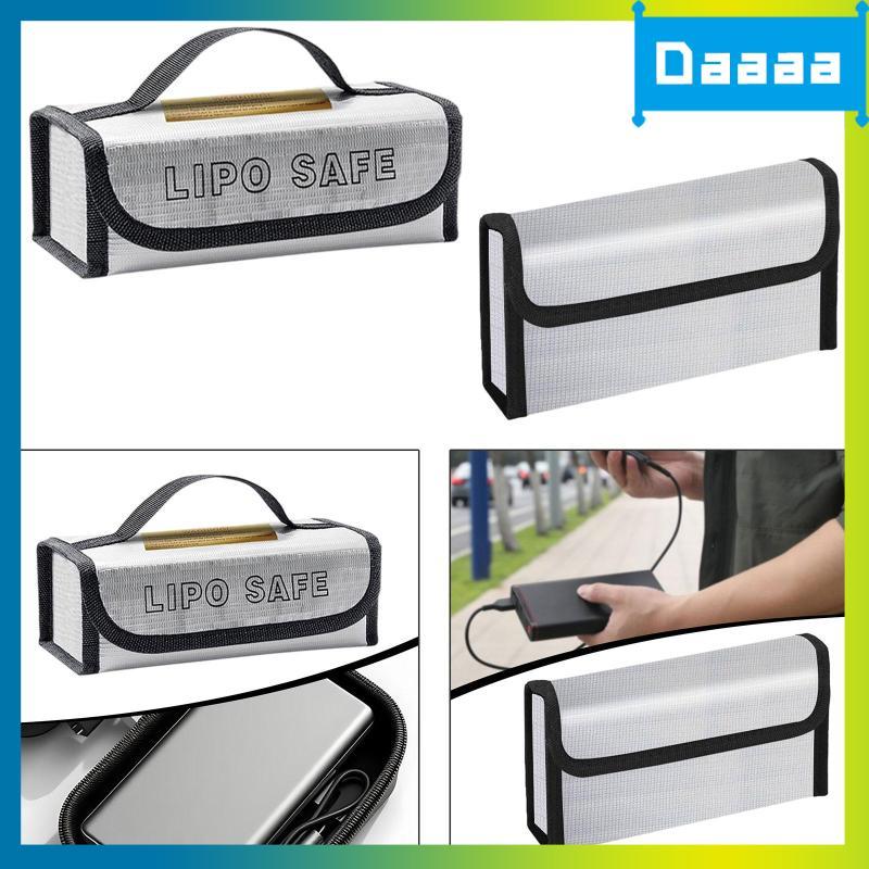 [Zzxitwyq] Lipo Bateria Bolsa Organizador Resistente Ao Armazenamento À Prova De Fogo De Transporte Feita De Fibra De Vi
