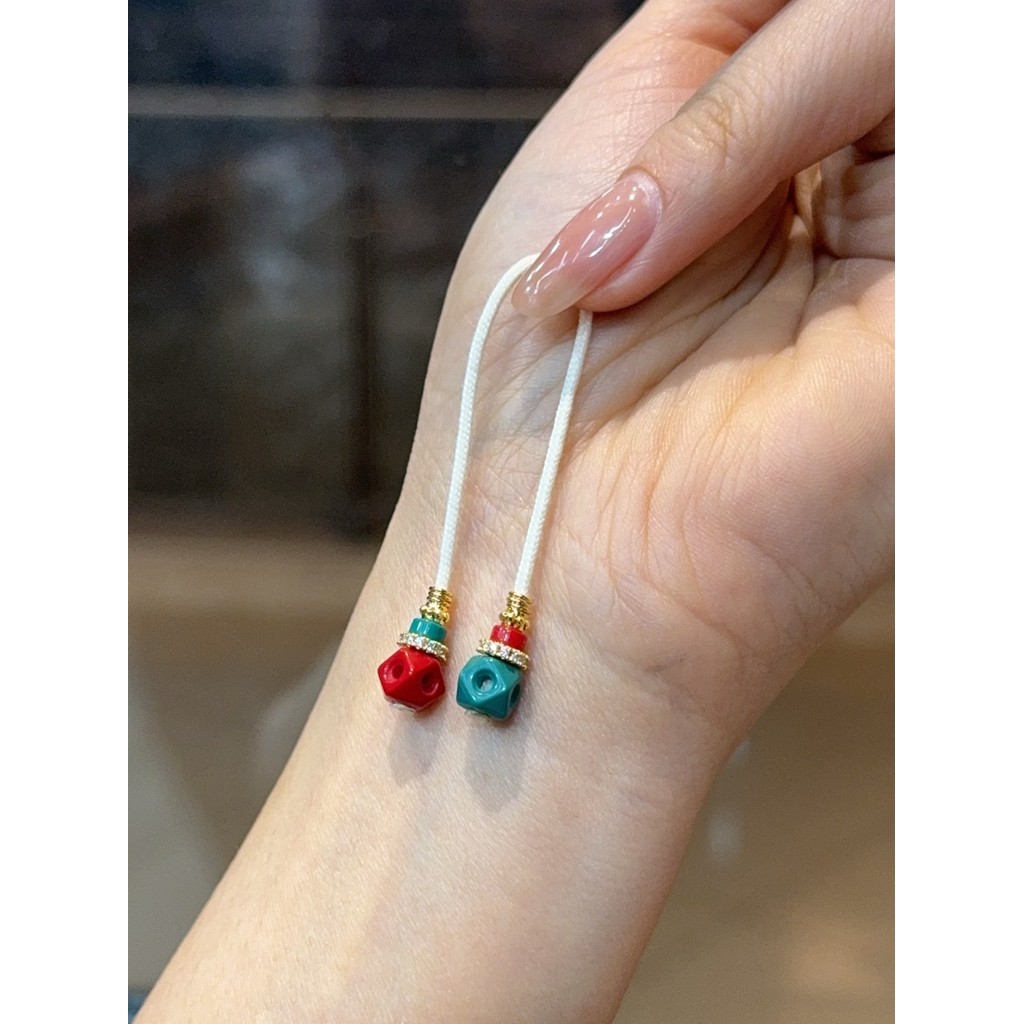 Sheba vidro octogonal oco discípulo contas artesanais diy acessórios pulseira colar pingente acessórios moda All-Match S