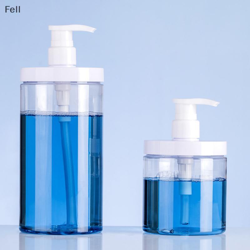 [Fel] Frasco De Bomba De Loção PET De Grande Capacidade Shampoo Vazio Sub-Engarrafamento Cabeça Plástico Chuveiro Recipi