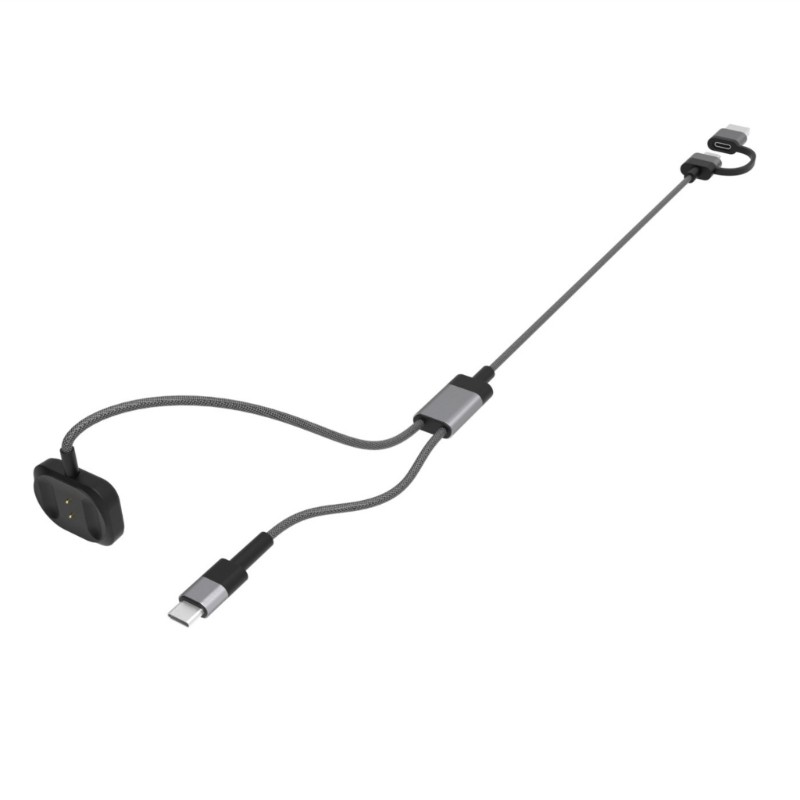 Cabo De Alimentação Magnético blg De 2 Pinos Para Estojo De Carregamento De Óculos Tipo C De 120 Cm Com Adaptador USB Re