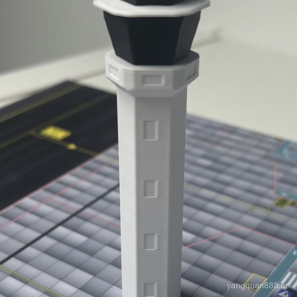 Torre miniatura de aeroporto em escala 400, aproximadamente 20cm, para cenários de aeronaves, modelo em miniatura de tor