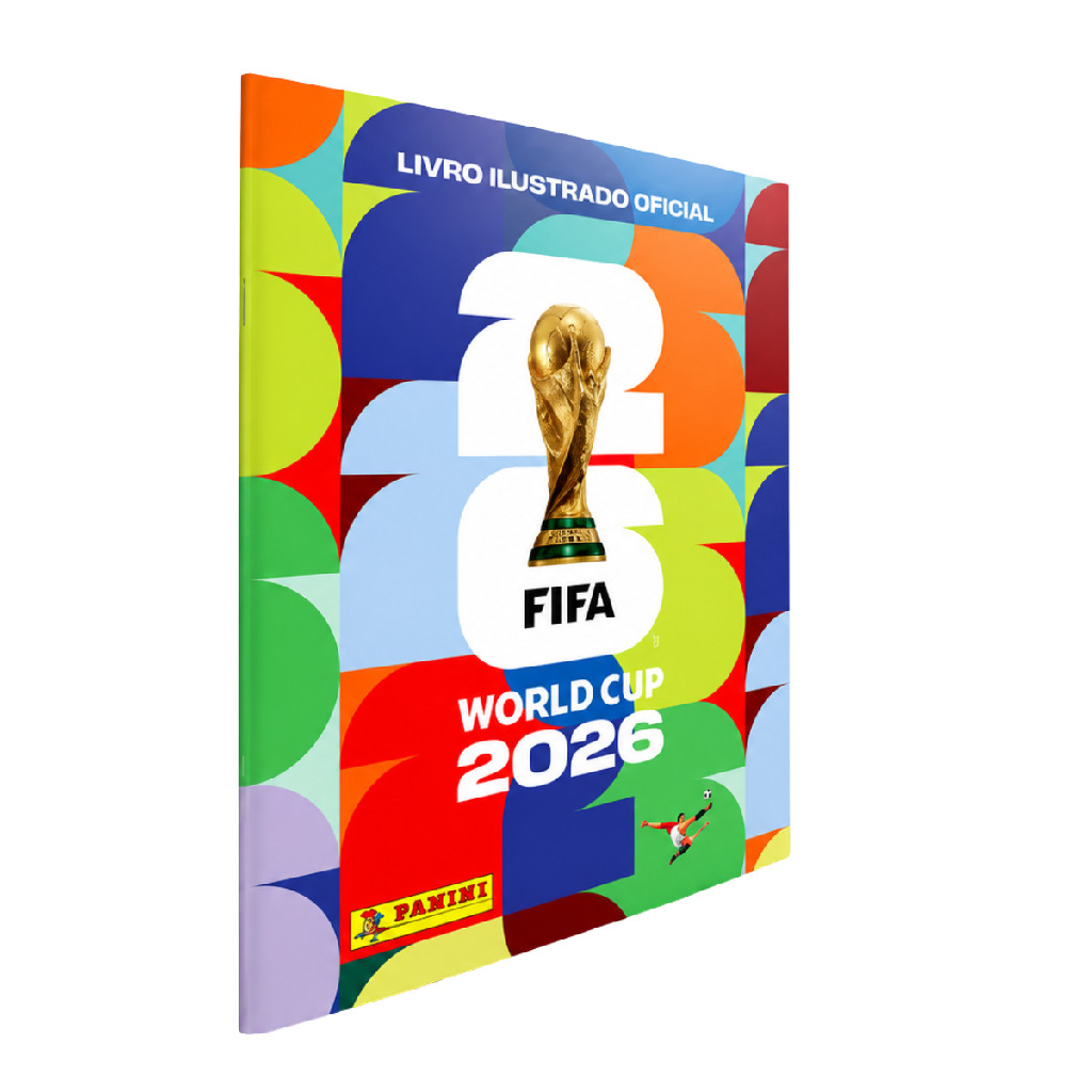 Álbum copa mundo capa mole figurinha 2026 livro