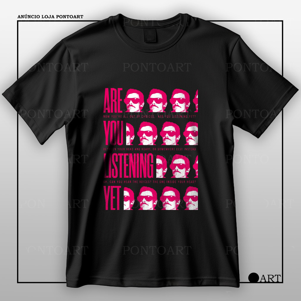 Camiseta Harry Styles Kiss All The Time Are You Listening Yet Camisa 100% Algodão