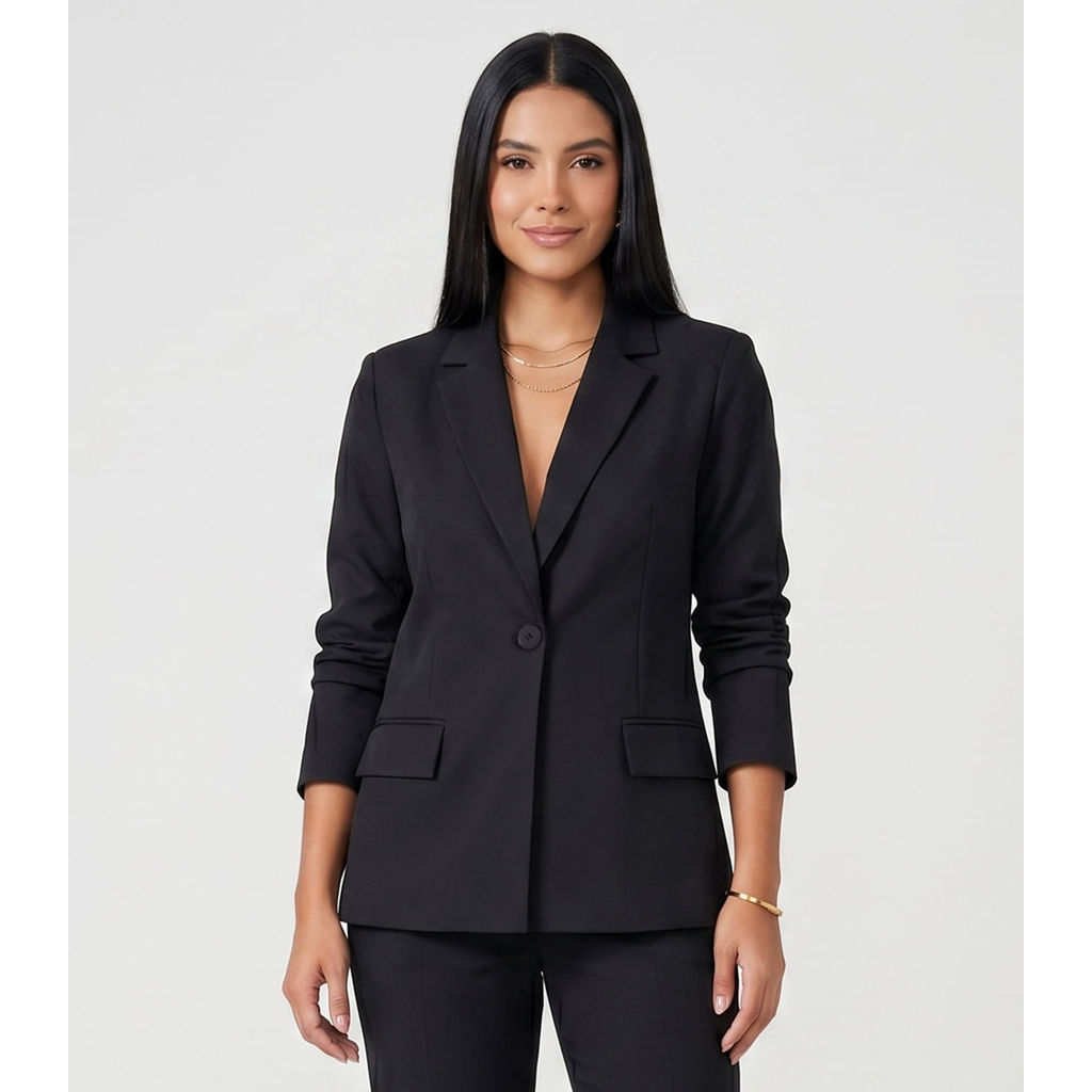 Blazer Feminino Alfaiataria Endless Preto