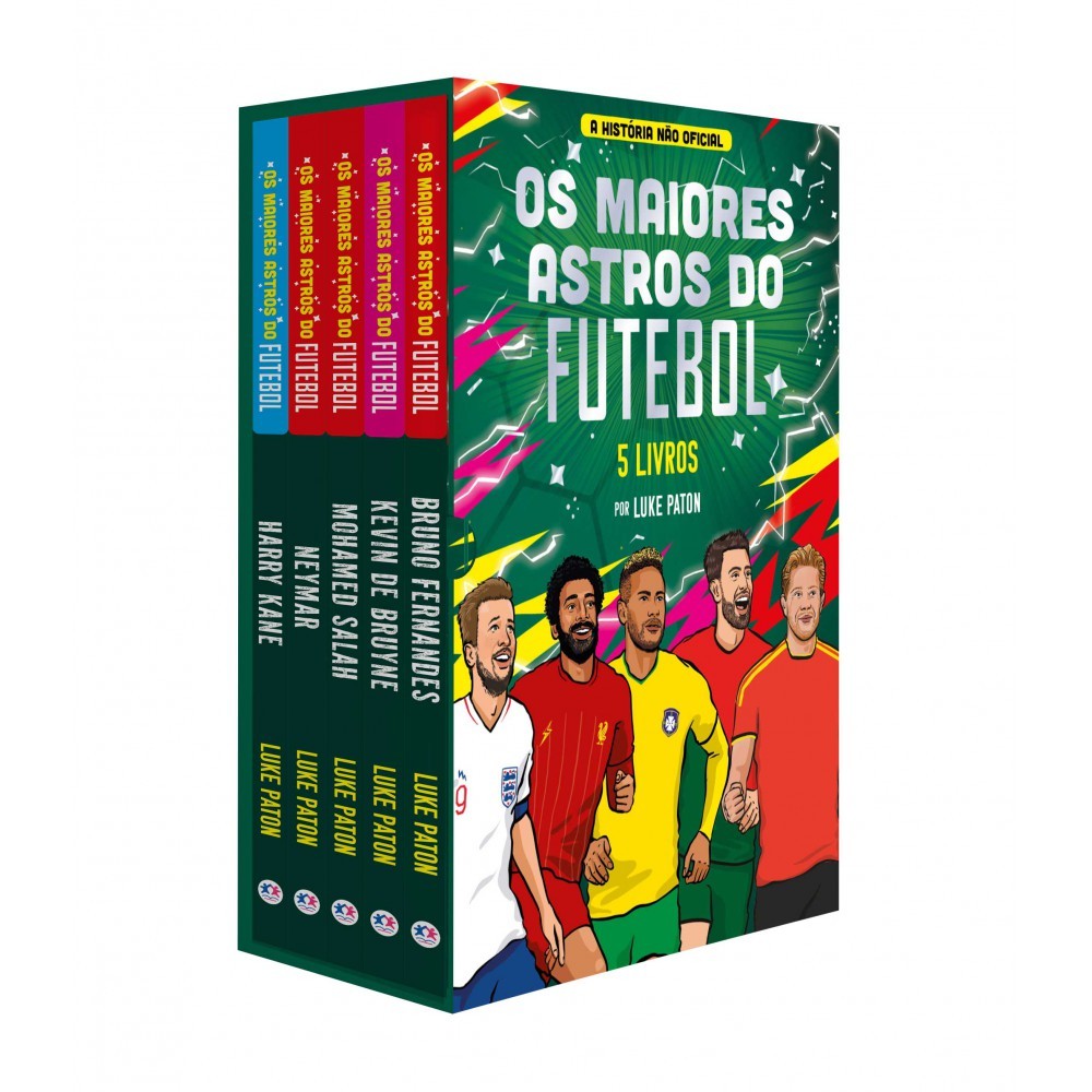 Livro Box - Os maiores astros do futebol
