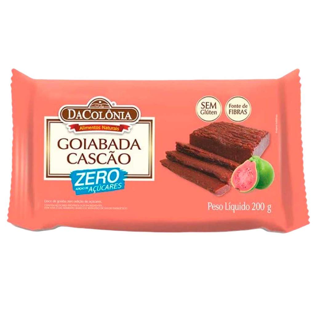 Doce Goiabada Cascão Zero Dacolônia 200g