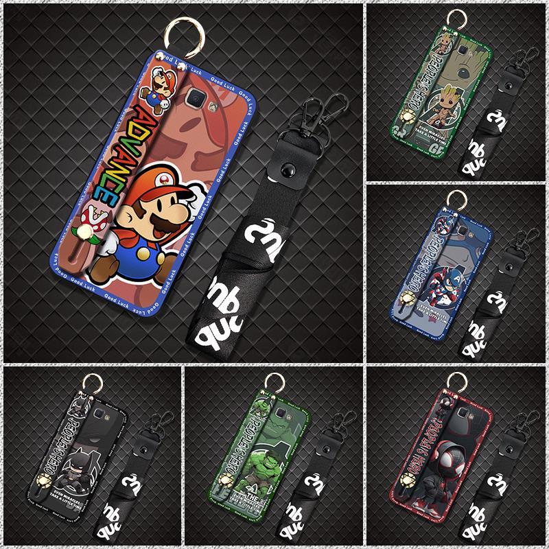 Capa De Telefone Com Design De Moda Durável Para Samsung Galaxy J7 Prime/2/2018/ON7 2016/G610F Cordão Bonito De Silicone